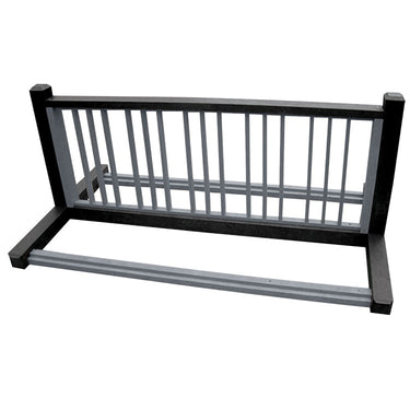 BIKE RACK BLACK/CHAR INSERTS 10 POSITION